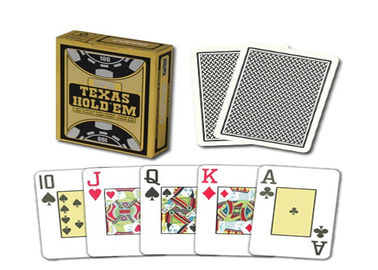 Покер обжуливая материал игральных карт 100% Копаг Техаса Холдем маркированный пластиковый