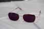Классические светящиеся солнцезащитные очки Маркированные карточки Контактные линзы Фиолетовый Фиолетовый