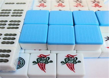 Инфракрасн голубого/зеленого цвета отметило плитки Махджонг для обжуливать игры Махджонг