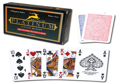 Покера пакетов карт игральных карт невидимых чернил ацетата Модяно карты маркированного обжуливая