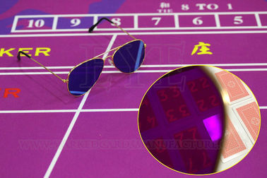 Классический читатель покера солнечных очков инфракрасн стиля для назад отмеченных карт